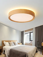 Simple Wood Grain LED Ceiling Light