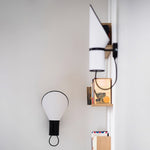 Sketch Line Wall Sconce – Minimalist Designer Wall Light in Black & White