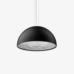 Hemisfera Plaster Pendant Light — Designer Hemisphere Suspension Lamp