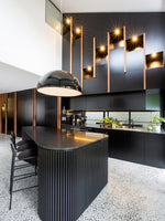 Hemisfera Plaster Pendant Light — Designer Hemisphere Suspension Lamp