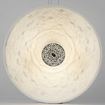 Hemisfera Plaster Pendant Light — Designer Hemisphere Suspension Lamp
