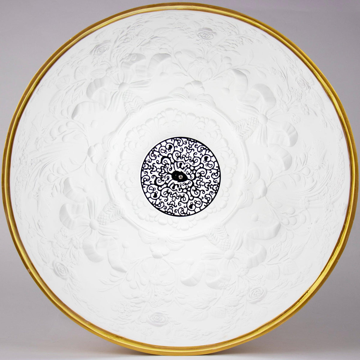 Hemisfera Plaster Pendant Light — Designer Hemisphere Suspension Lamp