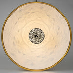 Hemisfera Plaster Pendant Light — Designer Hemisphere Suspension Lamp