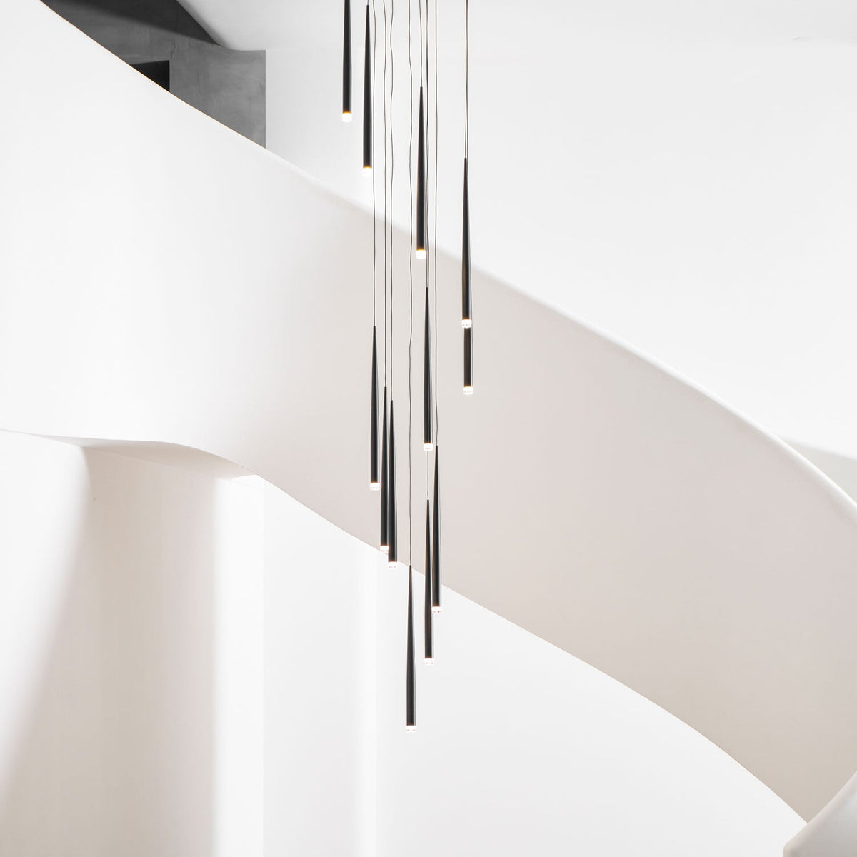 diy-slender-cone-chandelier