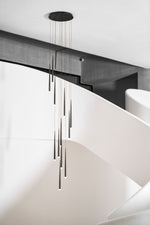 diy-slender-cone-chandelier