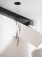 diy-slender-cone-chandelier