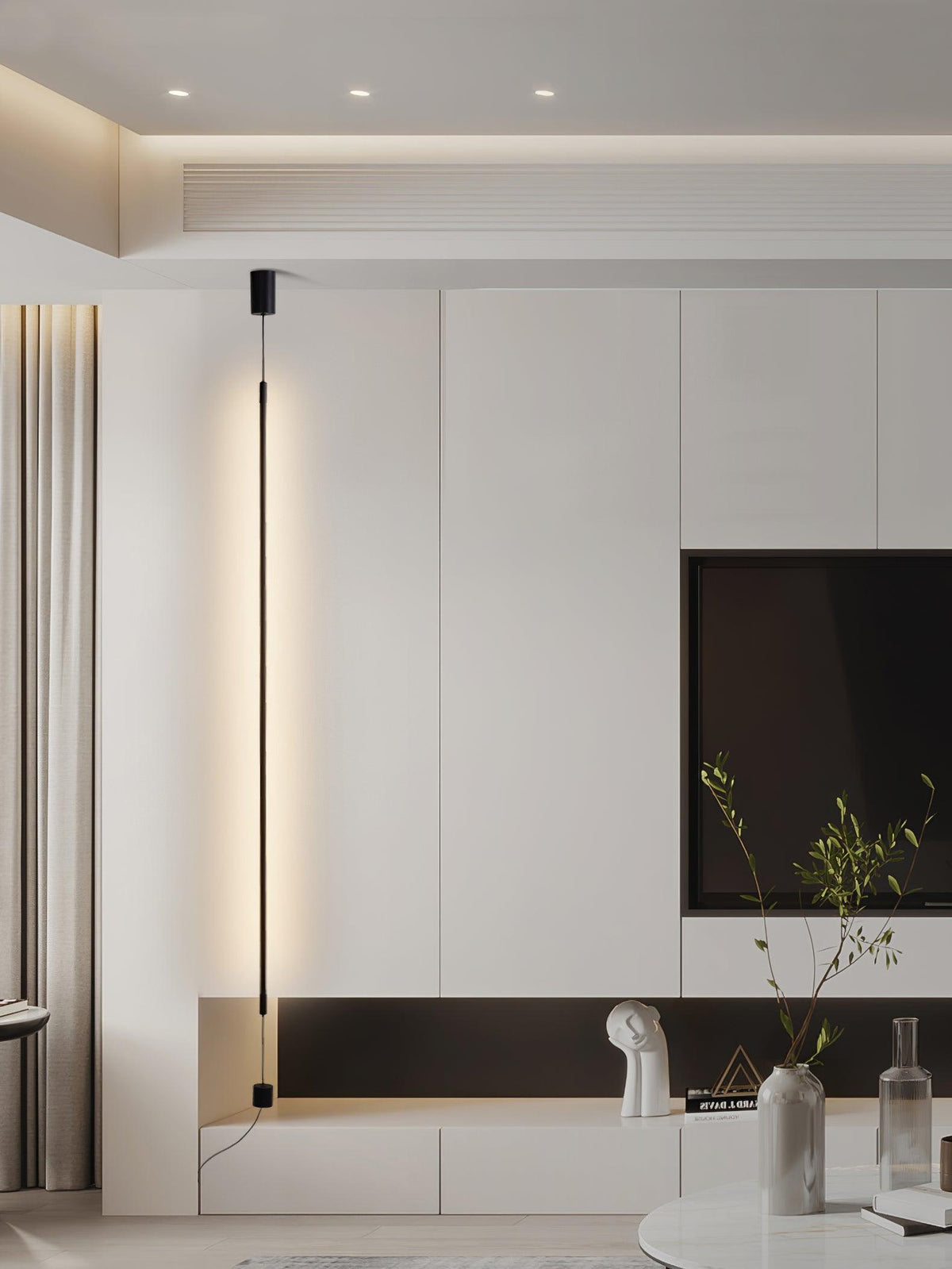 Slim Line Cabinet Floor Lamp