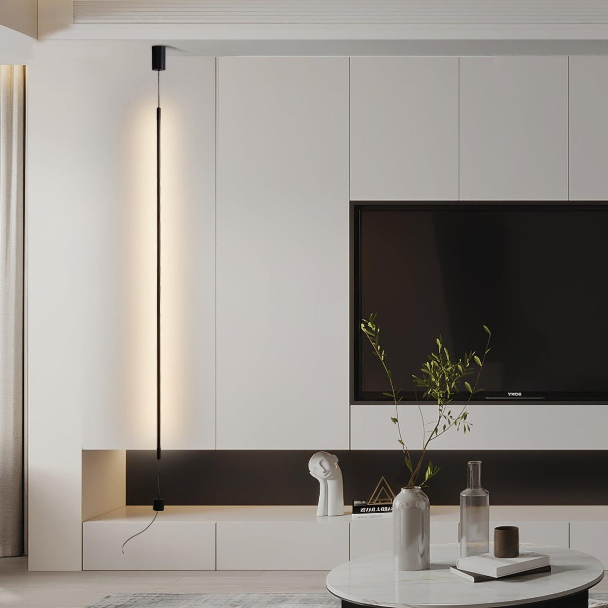 Slim Line Cabinet Floor Lamp