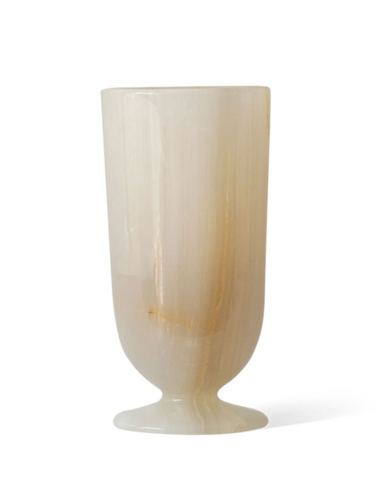 Small Jade Vase Table Lamp in Natural Stone for Ambient Lighting