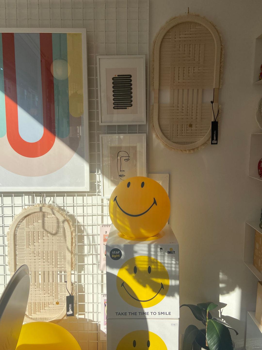 Smiling Rechargeable Built In Battery Table Lamp