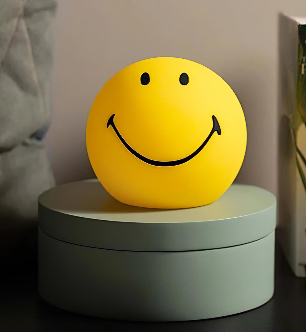 Smiling Rechargeable Built In Battery Table Lamp