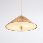 Tynellia Pendant Light – Natural Bamboo & Brass Nordic Pendant Lamp