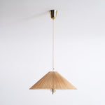 Tynellia Pendant Light – Natural Bamboo & Brass Nordic Pendant Lamp