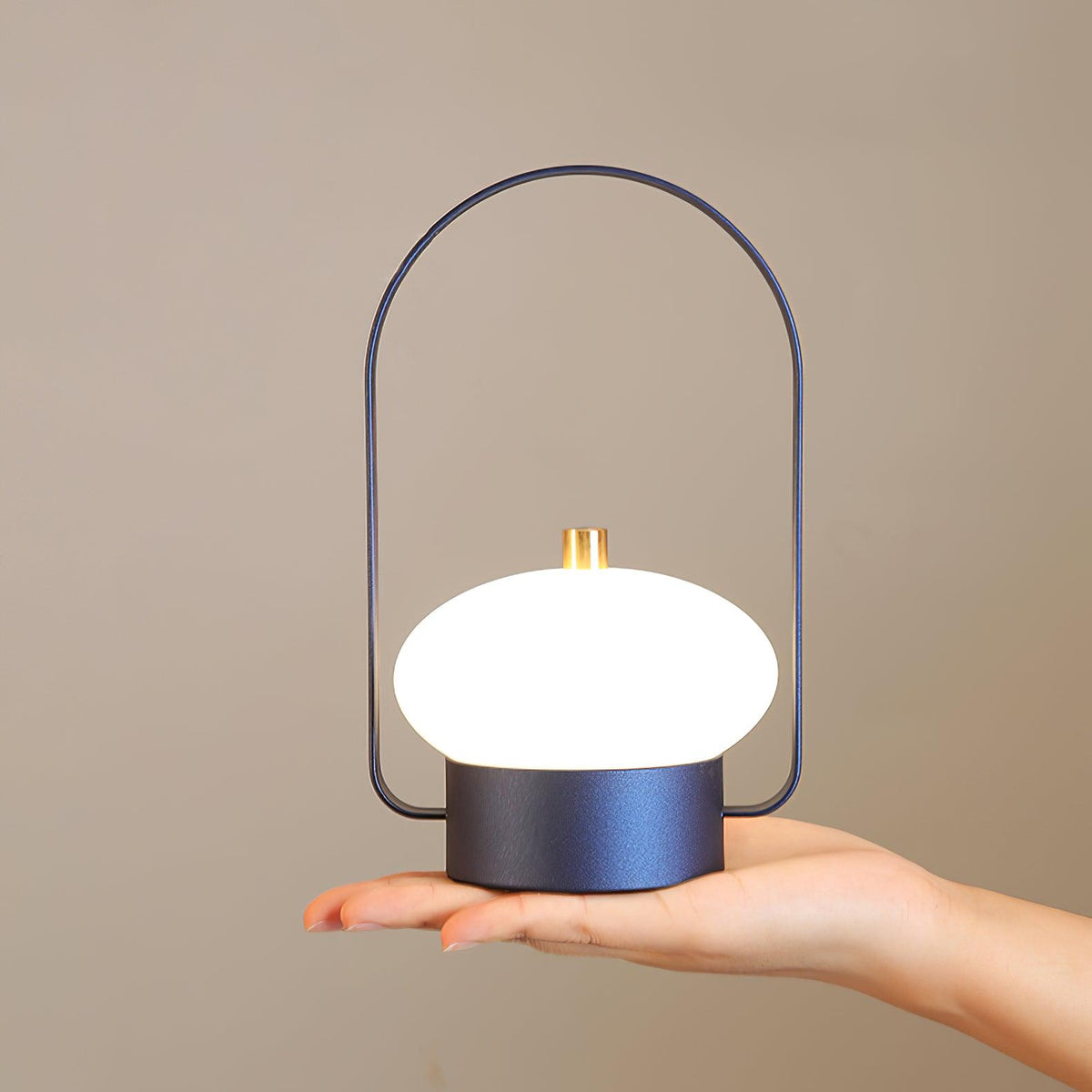 Soft Spot Portable Table Lamp with Rechargeable Battery, Touch Dimmer
