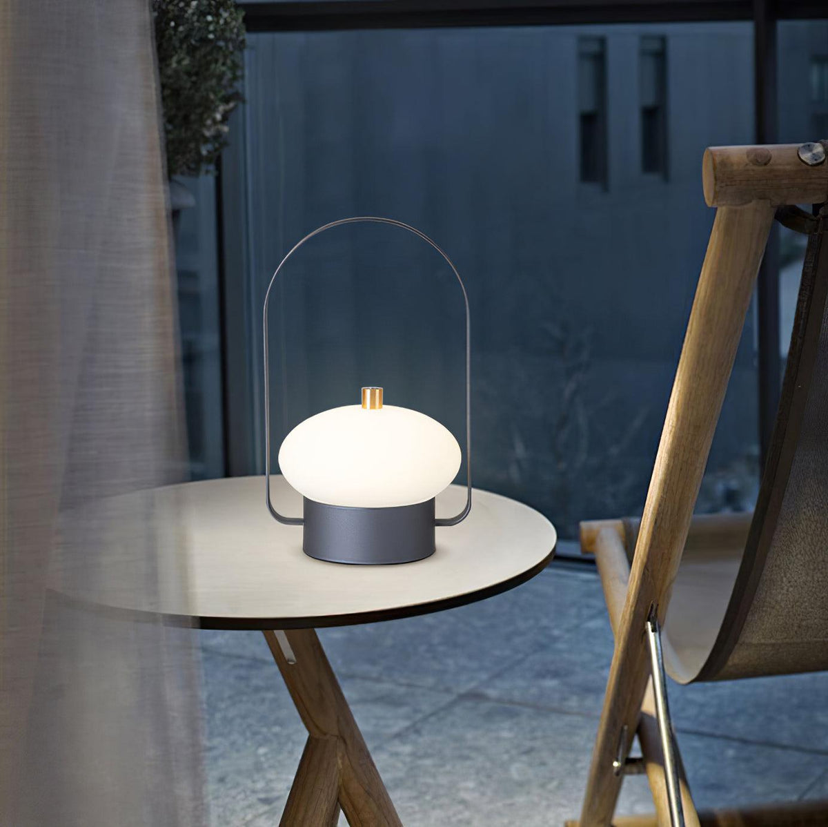 Soft Spot Portable Table Lamp with Rechargeable Battery, Touch Dimmer
