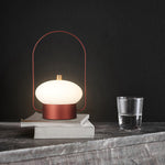 Soft Spot Portable Table Lamp with Rechargeable Battery, Touch Dimmer