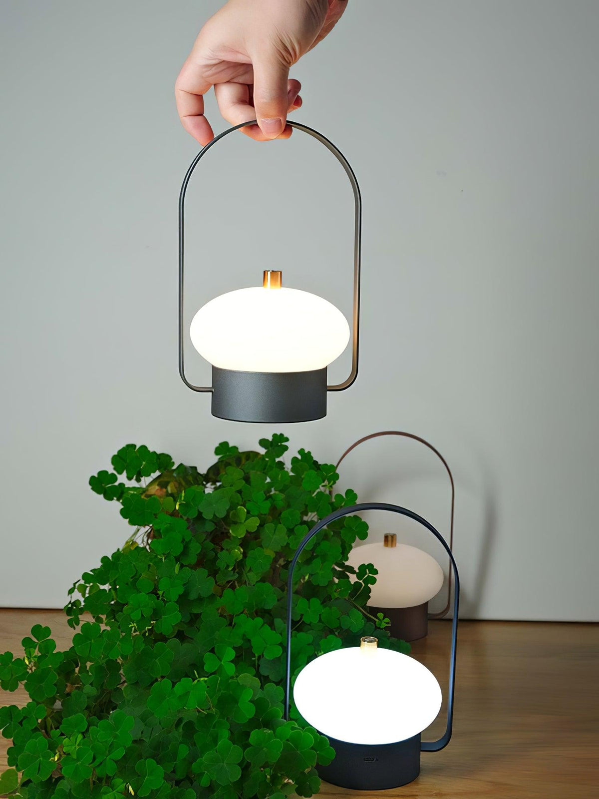 Soft Spot Portable Table Lamp with Rechargeable Battery, Touch Dimmer