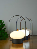 Soft Spot Portable Table Lamp with Rechargeable Battery, Touch Dimmer