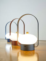 Soft Spot Portable Table Lamp with Rechargeable Battery, Touch Dimmer