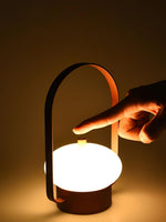 Soft Spot Portable Table Lamp with Rechargeable Battery, Touch Dimmer