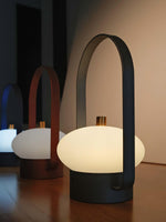 Soft Spot Portable Table Lamp with Rechargeable Battery, Touch Dimmer