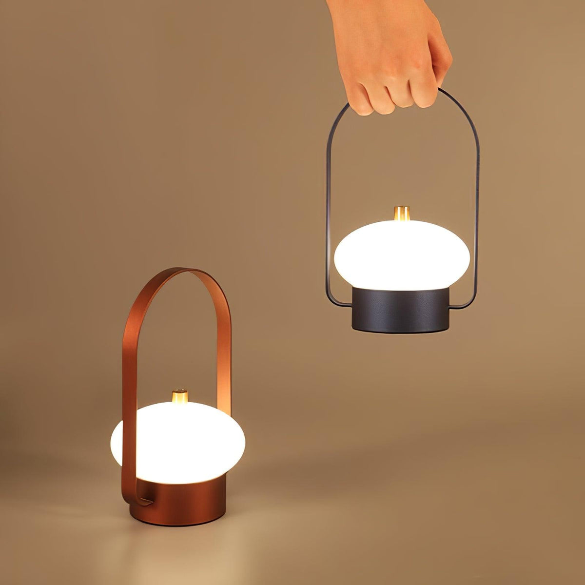 Soft Spot Portable Table Lamp with Rechargeable Battery, Touch Dimmer