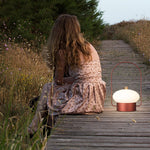 Soft Spot Portable Table Lamp with Rechargeable Battery, Touch Dimmer