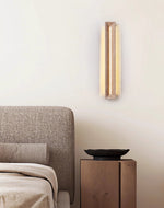 Solace Travertine Beam Wall Sconce – Modern LED Wall Light