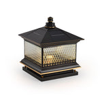 Diamond Solar Post Light for Pathways & Gardens – Modern LED Outdoor Lamp
