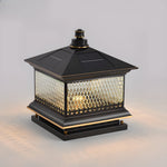 Diamond Solar Post Light for Pathways & Gardens – Modern LED Outdoor Lamp
