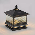 Diamond Solar Post Light for Pathways & Gardens – Modern LED Outdoor Lamp