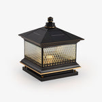 Diamond Solar Post Light for Pathways & Gardens – Modern LED Outdoor Lamp