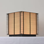 Solar Grid Outdoor Lantern – Modern Architectural LED Post Light