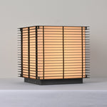 Solar Grid Outdoor Lantern – Modern Architectural LED Post Light