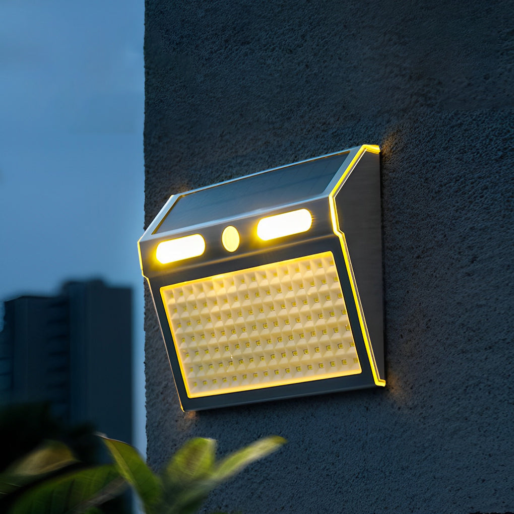Rectangular Motion Sensor Solar Wall Lights Li002292