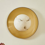 Solara Cloud Wall Sconce in Brushed Brass with Opal Glass
