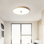 Solaro Travertine Flush Mount Ceiling Light in Natural Stone