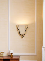 Solenne Ceramic Shell Wall Sconce in Glazed Finishes