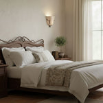 Solenne Ceramic Shell Wall Sconce in Glazed Finishes