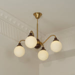 Solid Wood Magic Bean Chandelier – Modern Designer Pendant Light