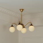 Solid Wood Magic Bean Chandelier – Modern Designer Pendant Light