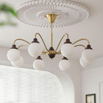 Solid Wood Magic Bean Chandelier – Modern Designer Pendant Light