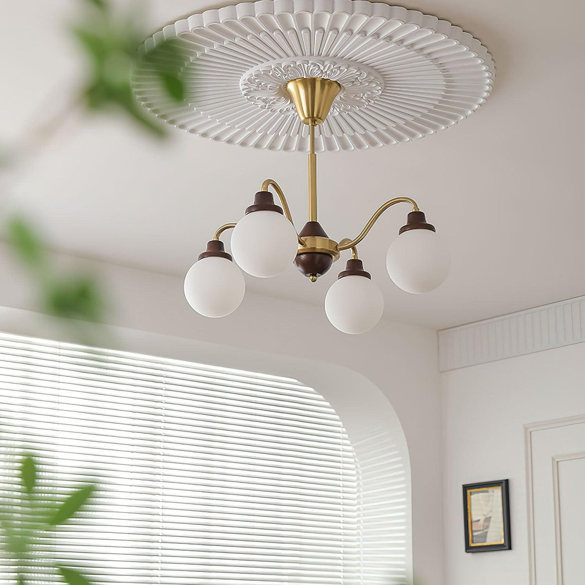 Solid Wood Magic Bean Chandelier – Modern Designer Pendant Light