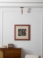 Solis Stone Spotlight in Travertine and Walnut Wood