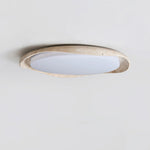 Solis Ceiling Light in Yellow Travertine – Modern Flush Mount LED