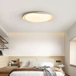 Solis Ceiling Light in Yellow Travertine – Modern Flush Mount LED
