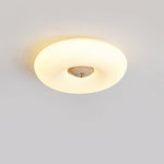 Solis Ring Ceiling Light in Natural Travertine | Modern Flush Mount LED