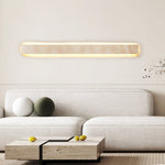 Solis Stone Wall Light in Travertine – Modern LED Wall Sconce
