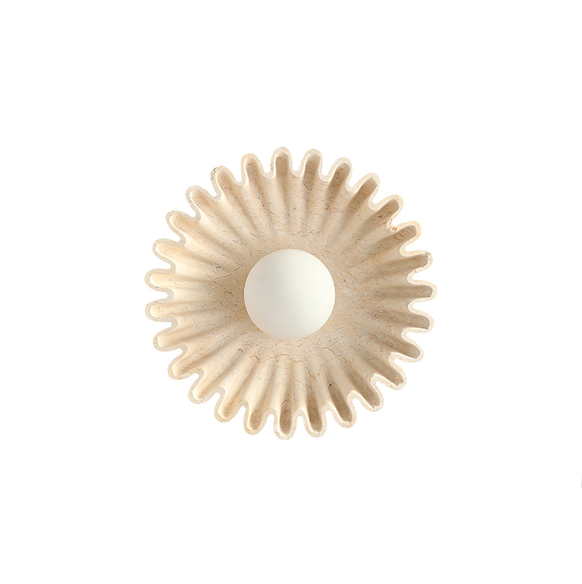 Solora Flora Wall Sconce in Natural Marble for Modern Interiors