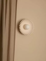 Solora Flora Wall Sconce in Natural Marble for Modern Interiors